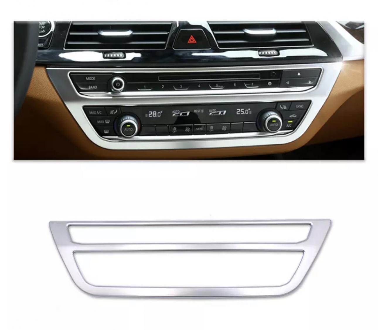 Radio Klima Rahmen Blende Chrome Matt Optik Geeignet Für BMW X3 G01 online  kaufen bei FFZ Parts oder Carstyler Der Kofferraumschutz für Dein Auto
