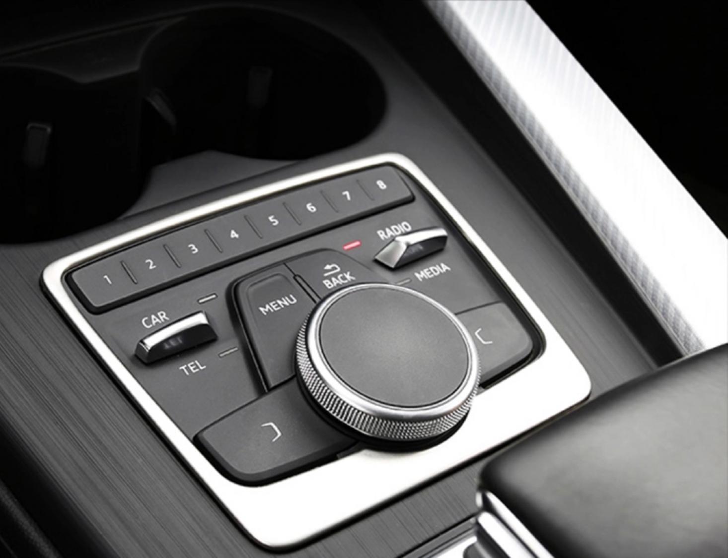 SHAOHAO Mittelarmlehne Abdeckung Kompatibel mit Audi A5 A4 B9 8W 2017 2018  2019 2020 2021 2022 2023 Mittelkonsole Armlehnenbezug