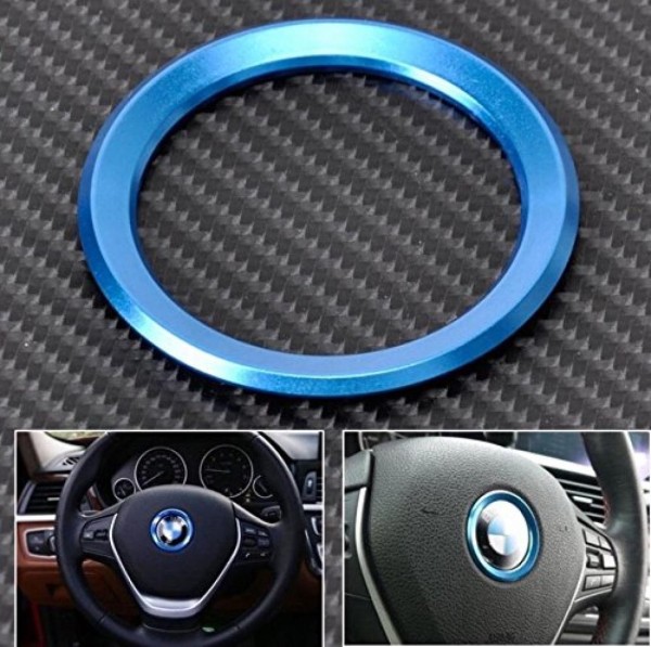 Lenkrad Emblem Rahmen 46 mm Innendurchmesser Blau Geeignet Für BMW online  kaufen bei FFZ Parts oder Carstyler Der Kofferraumschutz für Dein Auto