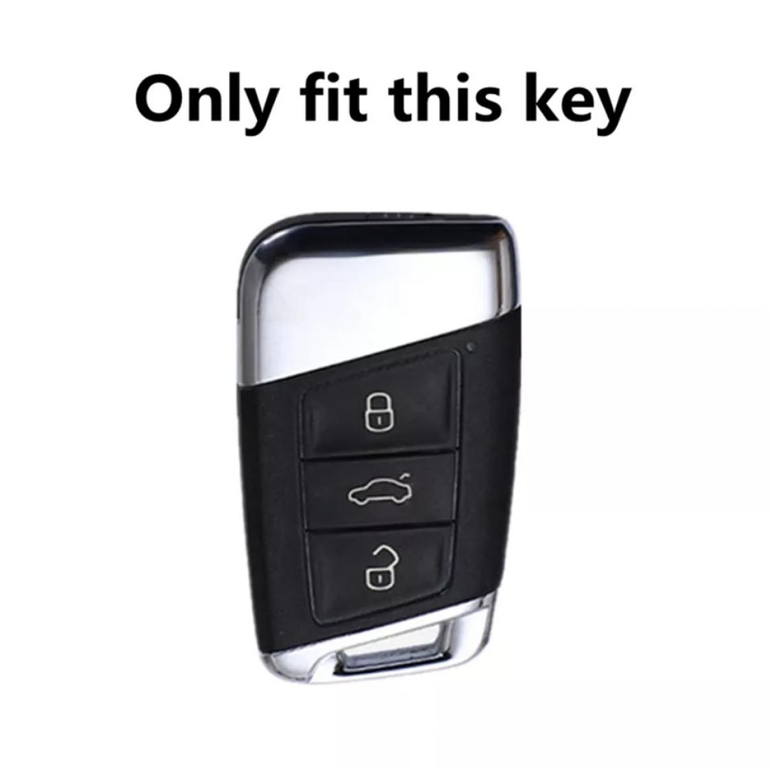 Smart Schlüssel Gummi Schlüsselhülle in Rot Geeignet Für VW Golf 7