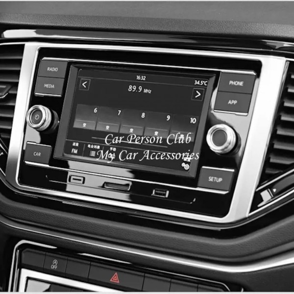 Radio Navi Rahmen Blende Abdeckung Edelstahl Matt Geeignet Für VW T-Roc TDI  TSI online kaufen bei FFZ Parts oder Carstyler Der Kofferraumschutz für  Dein Auto